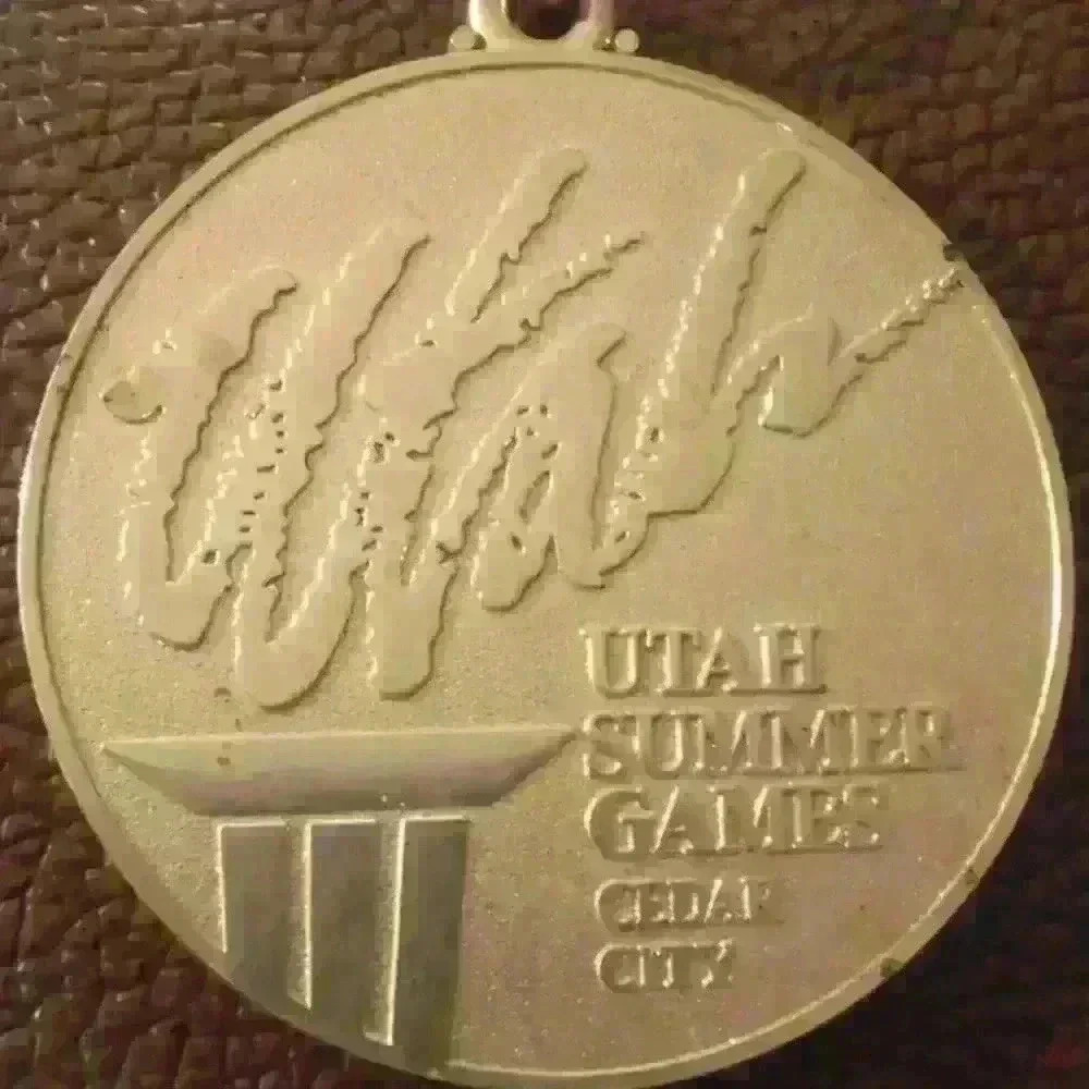 Utah Summer Games Medal Cedar City Red Blue Ribbon Olympics Sports Event… - Picture 5 of 6